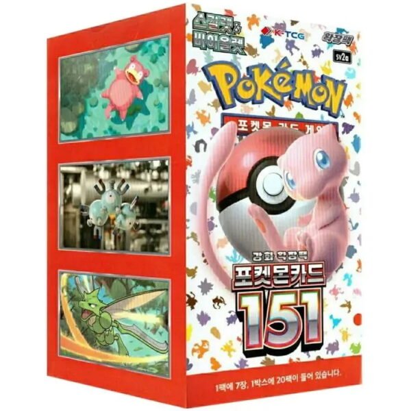 Booster Box Sellada - 151 - Koreano -  Cartas Pokemon Originales Tcg