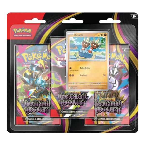 Blister 3 sobres - Oscuridad Absoluta - Español - Pokemon