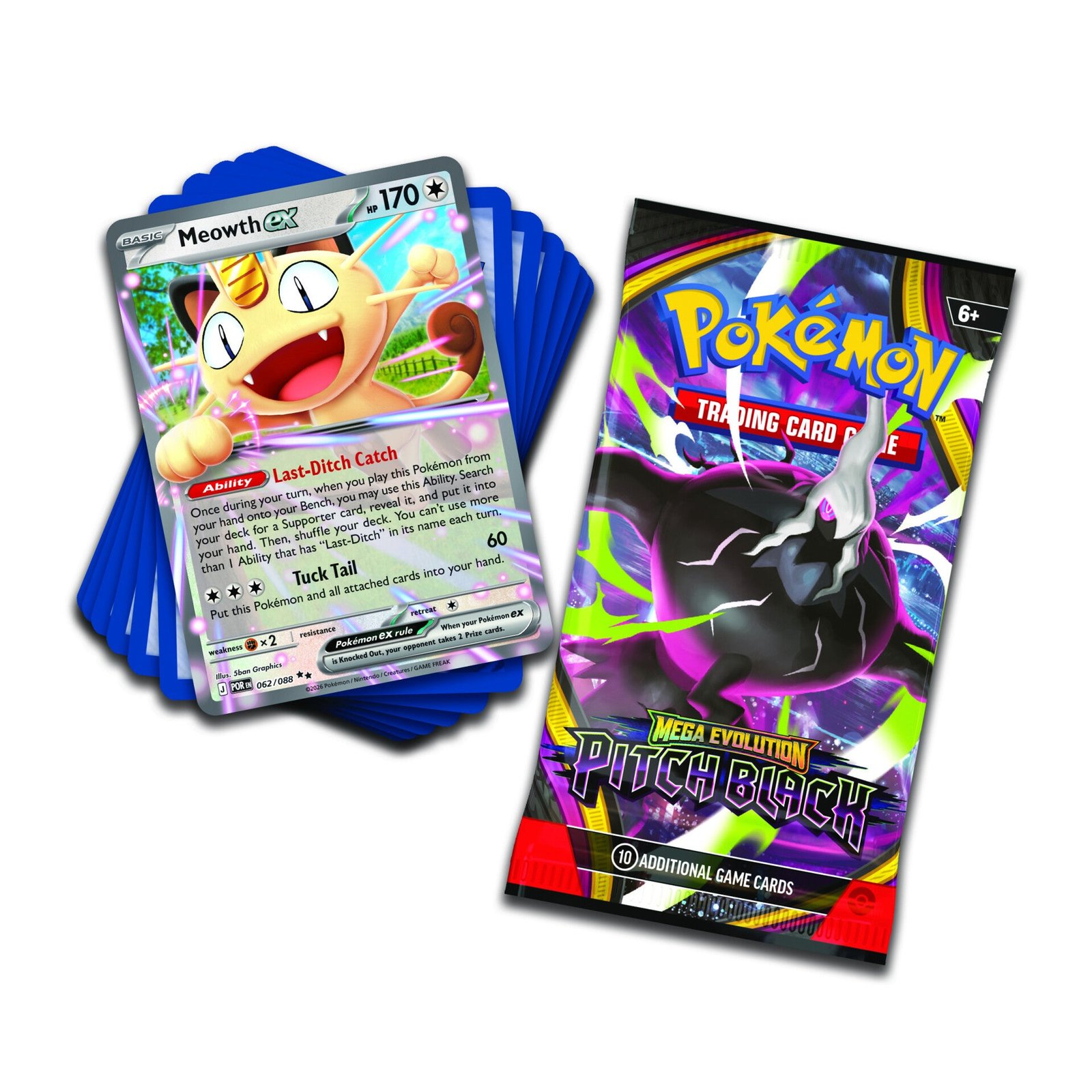 Cartas y sobre incluidos en el Deck Crafter's Collection de Pokémon TCG